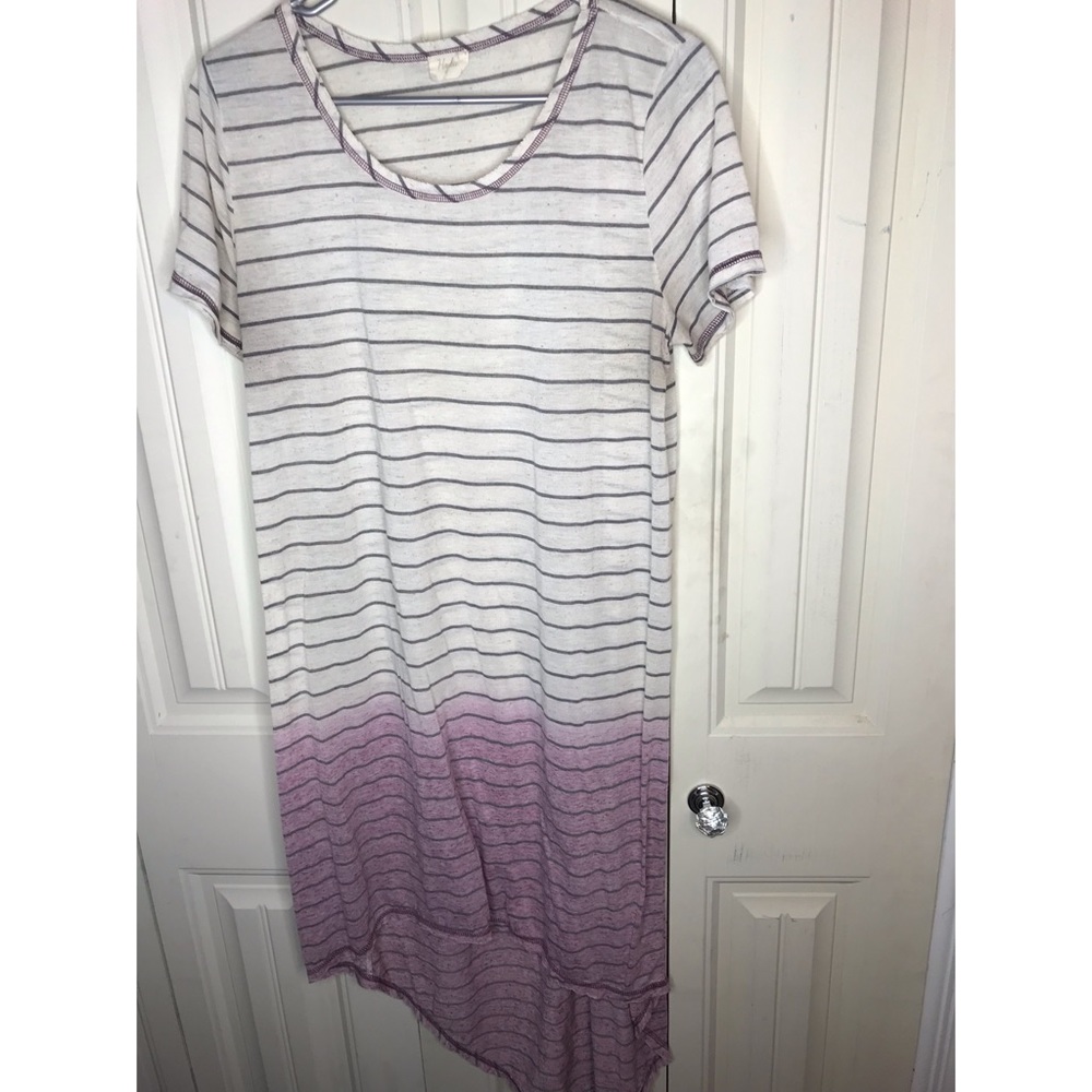 Boutique ombré high low dress